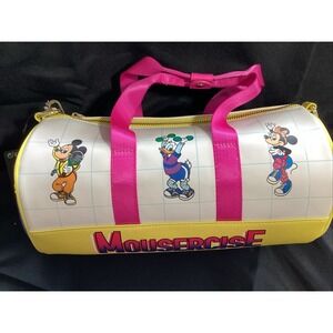 Loungefly Disney Mousercise Duffle Bag  [WDTB2548] NEW WITH TAGS